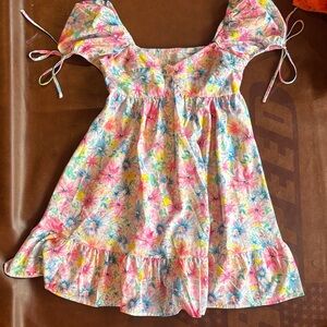 SHEIN Pink Floral Mini Dress